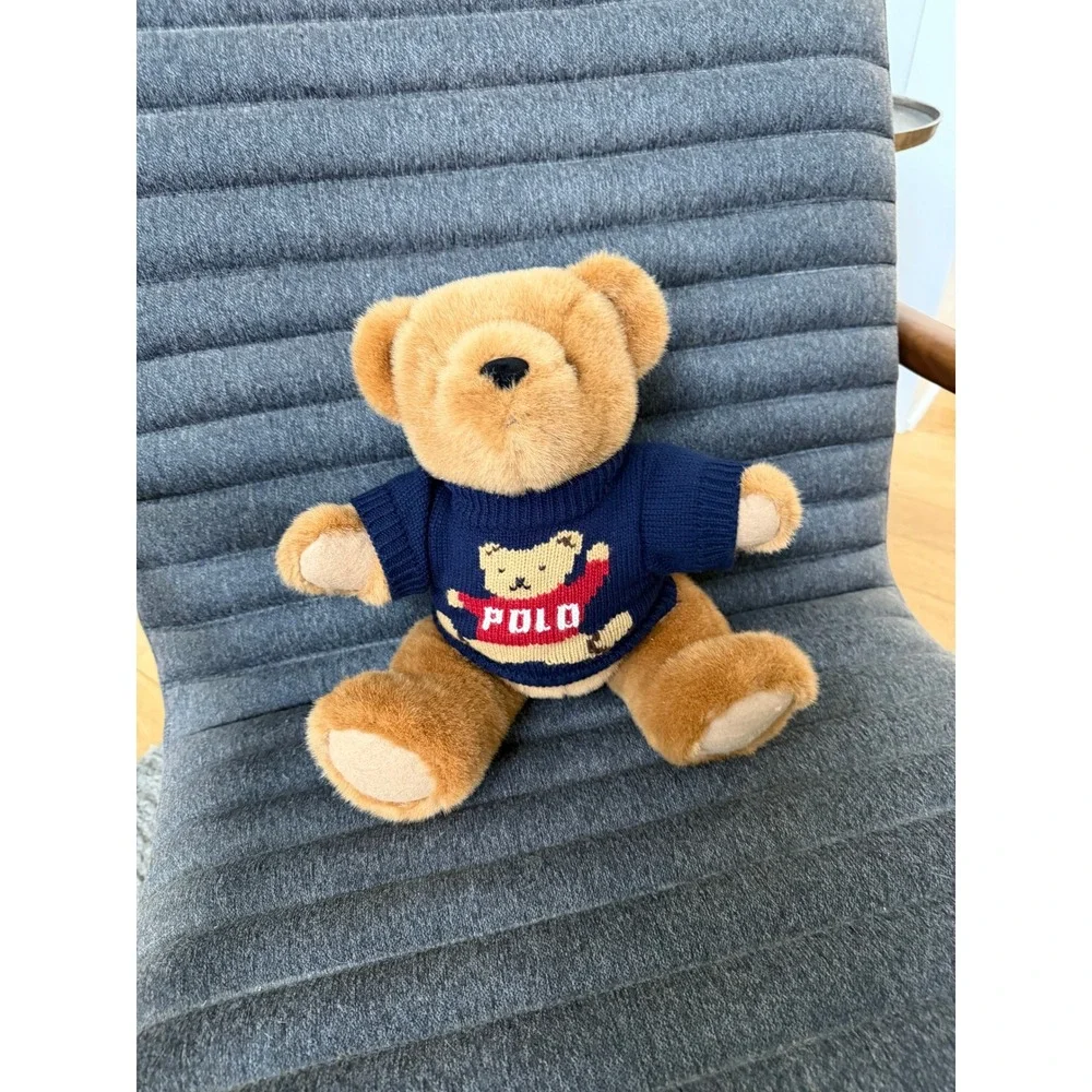VTG Ralph Lauren Polo Bear Plush Polo Sweater Classic Americana1997